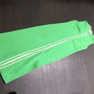 Vintage green vest dress